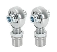 Snodo sterzo Kit estremità asta congiunta da 2 pezzi 1.25 '' Filettatura destra e sinistra Giunti 1/4 Chromoly trattato termicamente con adattatore per tubo tondo Kit tirante sterzo