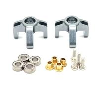 Snodo Sterzo Rc Per FMS FCX24M Per Camel D90 D110 Per Defender First Per Range Per Rover Trovato 1/24 Anteriore In Metallo Tazza Dello Sterzo RC Parti Di Automobili(Gray)