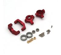 Snodo Sterzo Rc Per FMS Per Fire Per Horse Per Eazyrc Per Thunder Storm 1/18 Metallo C Il Sedile Sterzo Tazza Controllo Remoto Accessori Auto(Red)