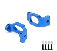 Snodo Sterzo Rc Per Traxxas Per Maxx 4S 89076-4 89086-4 1/10 8932 Anteriore C-mozzi Caster Blocchi Sterzo 8937 In Alluminio RC Auto Parti Aggiornamento(Blue,C-hubs)