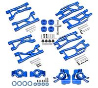 Snodo Sterzo Rc Per Traxxas Per Mini Per Maxx X Per XRT Per VXL 3S Superiore Inferiore Bracci Sospensione C Mozzo Sedile Sterzo Coppa Asse Parti Automobili RC(Blue)