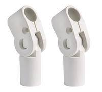 Snodo tendalino 180° in plastica giunto a T Ø 20 mm - 2 pz
