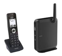 Snom M110 SC Bundle DECT - Base M100 SC + telefono cordless casa - Telefono per Ufficio e Casa con 8 Account SIP, 6 Chiamate Simultanee, Aggiornamenti OTA - Ideale per PMI, Fino a 10 Cordless