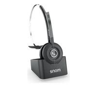 SNOM A190 DECT Cuffia (multicell, HD audio, la riduzione del rumore, stand-alone e modalità accoppiato, Handover & roaming in configurazione multi cella); Nero; 00004444
