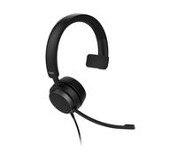 SNOM A310M Cuffie filo - Auricolari Monoaurali per Call Center e Uffici - Audio HD, Comfort Elevato, Struttura Leggera, Cancellazione Passiva del Rumore - Compatibili con Telefoni