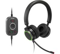 Snom Cuffie con filo, Microfono, Antirumore, Col. Nero - A330D