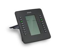 SNOM D7 USB Espansione Cellulari modulo Per D7xx (ad alta risoluzione, Black &, display bianco con retroilluminazione, Daisy Chain fino a 3 moduli); Nero; 00004011