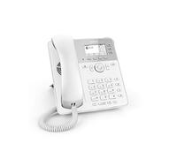 SNOM D717 Globale desk telefonico (3 auto-etichettatura tasti funzione, colori ad alta risoluzione TFT, sensore di luce integrato, PoE IEEE 802.3af); Bianca; 00004398
