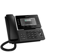 Snom Telefono fisso D812 IP con display a colori da 5" - Telefono da ufficio con 8 pulsanti programmabili, porta USB e custodia antibatterica per una comunicazione efficiente