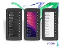 SNOM D7C USB colore Extension Module per telefoni D7xx (Display-colori ad alta risoluzione con retroilluminazione, Daisy Chain con fino a 3 moduli); Nero; 00004467