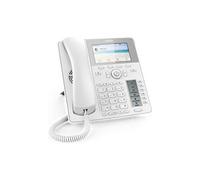 Snom - Global Desk Telephone D785 (6 (24) Configurable Self-labeling Multicolor LED Keys, High-resolution Colour Display) Bianco