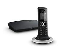 Snom M325 IP-DECT Telefono Cordless VoIP, Base Station M300 e M25 Handset pacchetto, fino a 20 portatili, fino a 5 chiamate contemporanee, 75 ore in standby e 7 ore di conversazione; Nero; 00003955