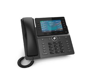 Snom M58 Telefono cordless da tavolo DECT con Bluetooth e display a colori da 5 pollici. Ideale per gli ambienti d'ufficio.