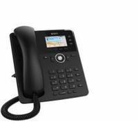 Snom Tischtelefon D717 telefono IP Nero 3 linee TFT (SNOM D717 BLACK POE OR 5VDC