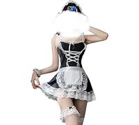 SNOMYRS Francese Pizzo Cameriera Vestito Costume Anime Cosplay Lingerie Gioco di Ruolo Vestito Cattivo Grembiule