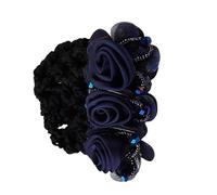 Snood Con Di Nastro E Fermagli Clip Capelli Elastica Morbida Traspirante | Fermagli Per Capelli Donna Donna Quotidiano Allenamento Yoga Danza Matrimonio Evento Carriera Viaggio Twist Raccol