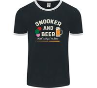 Snooker E Birra, Ecco Perché Sono Qui Uomo Ringer T-Shirt FotL