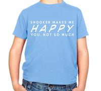 Snooker Makes Me Happy Voi, Non So Much - T-Shirt - Funny 147 Crogiolo