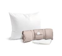 SnooozeGo Duck Down - Cuscino da viaggio (55 x 44 cm) | Cuscino portatile