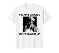 Snoop Dogg Ufficiale se Non è cronico Maglietta, Uomo, Bianco, L