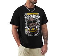 Snoop Hip Hop Dog T-Shirt Tee Shirt Heavyweight t Shirts Short Sleeve Tee Men Graphic t Shirts