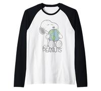 Snoopy AMA la Terra Maglia con Maniche Raglan