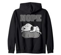 Snoopy, cane stanco, pigro, arte classica, retrò, vintage, anni '90 Felpa con Cappuccio