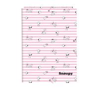 SNOOPY - Cartella a fogli con 3 fogli, ideale per bambini di diverse età, comoda e versatile, qualità e resistenza, 26 x 36,5 cm