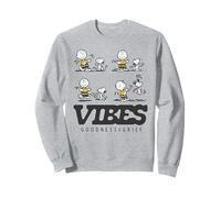 Snoopy Charlie Brown Vibes Dancing Beagle Fun Friends retrò Felpa