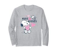 Snoopy e Woodstock Abbracci & Baci Maglia a Manica