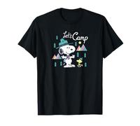 Snoopy e Woodstock - Beagle Scout - Lets Camp Maglietta