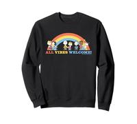 Snoopy Gang Happy Vibes Benvenuto Rainbow Friends Vintage XOXO Felpa