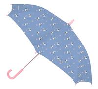 SNOOPY - Ombrello manuale, 8 pannelli, aste metalliche, comodo e versatile, qualità e resistenza, 48 cm, materiale poliestere