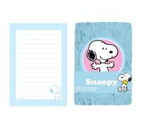 Snoopy Peanuts A5 plush notebook Safta