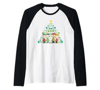 Snoopy Peanuts Charlie Lucy Sally Linus Regali Albero di Natale Maglia con Maniche Raglan