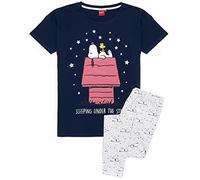 Snoopy Pigiama Ladies Womens Top Long o Short Bottoms Opzioni Navy Pjs