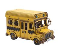SNOOPY SCHOOL BUS WOODEN KIT ACC NUOVO
