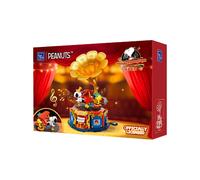 Snoopy Set Costruzioni Fai Da Te Fonografo Peanuts Kit Modello Gramophone