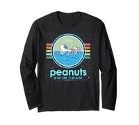 Snoopy Swim Team Pro Summer Sports 86 Champion Epic Vintage Maglia a Manica