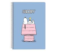 SNOOPY - Taccuino per quarto 80 fogli, copertina rigida, 1design, ideale per bambini di diverse età, comodo e versatile, qualità e resistenza, 15,5 x 22 cm