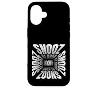 Snooz Allarme - Sleep Some More More Mocca umorismo Custodia per iPhone 16