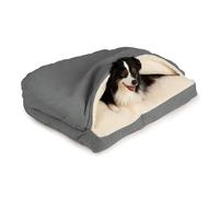 Snoozer Pet Products Rettangolo di lusso Cozy Cave Dog Led con Microsuede Small Camel