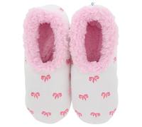 Snoozies Pairables Ditsy Bow - Pantofole da donna in pile Sherpa super morbido, taglie 36-42, Arco Ditsy, Small