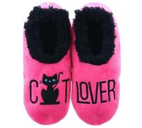 Snoozies Pairables - Pantofole per cani e gatti, collezione con quattro disegni unici e taglie da donna 3-9, Amante dei gatti, Medium
