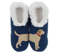 Snoozies Pairables - Pantofole per cani e gatti, collezione con quattro disegni unici e taglie da donna 3-9, Labrador d'oro, Medium