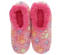 Snoozies! Pet Lovers - Pantofole da donna in pile Sherpa, super morbide, taglie da 7,6 a 22,9 cm, quattro colori, rosa, Medium