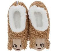Snoozies! Whimsical Critters - Pantofole da donna in pile Sherpa super morbido, taglie 36-42, gatti, cani, rane e maiali!, Cane, X-Large