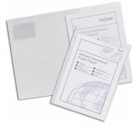 Snopake A4 Doppio File Presentazione Trasporto Display Cartella Scheda Inserto -