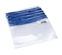 Snopake Zippa-Bag Foolscap Blu Confezione 25