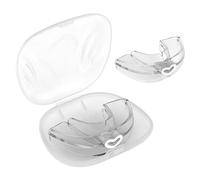 Snoring Mouth Guard, Night Mouths Guards, 3.35x3.35x1.18 Inches Soft Comfortable Mouthpiece, Quiet Sleep, Portable Stop Snorings Device, Snoring Relief for Travel and Partner-Friendly Rest Adults Use